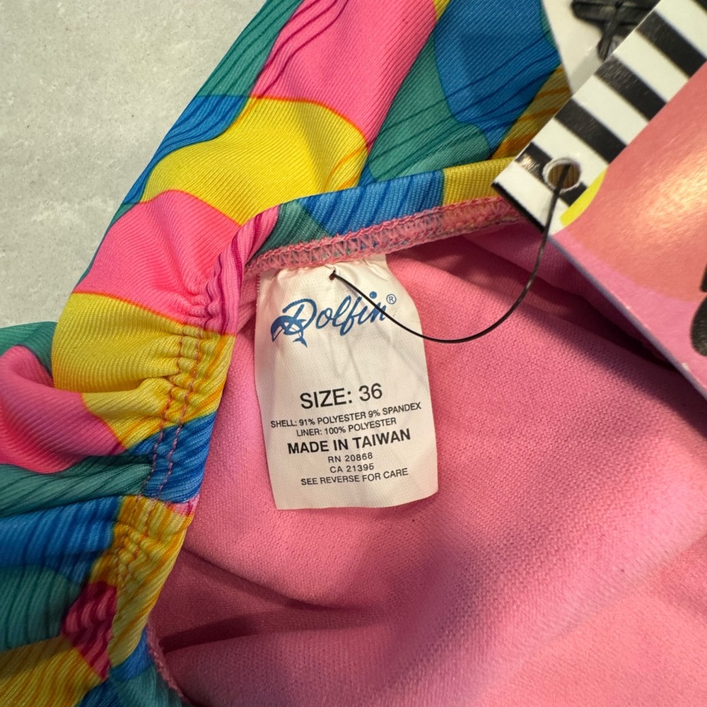 Dolfin Uglies One Piece Swimsuit in the Far Out Print - Picture 3 of 6